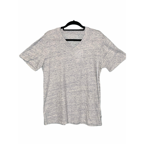 Mills Supply Other - Mills Supply Gray Cotton V Neck Short Sleeve T-Shirt Size M